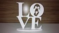 Topo de bolo Love - MDF